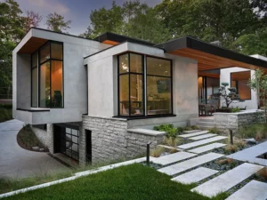 Glass and steel home construction in Atlanta, GA