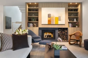den and fireplace renovation in Atlanta, GA