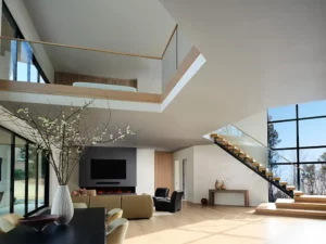 Luxury living room renovation in Atlanta, GA